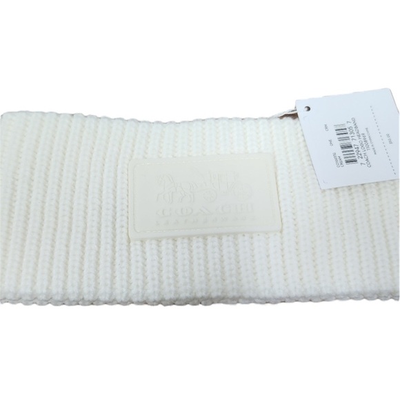 🤍Coach White Knit Headband BRAND NEW NWT🤍 - Picture 7 of 11